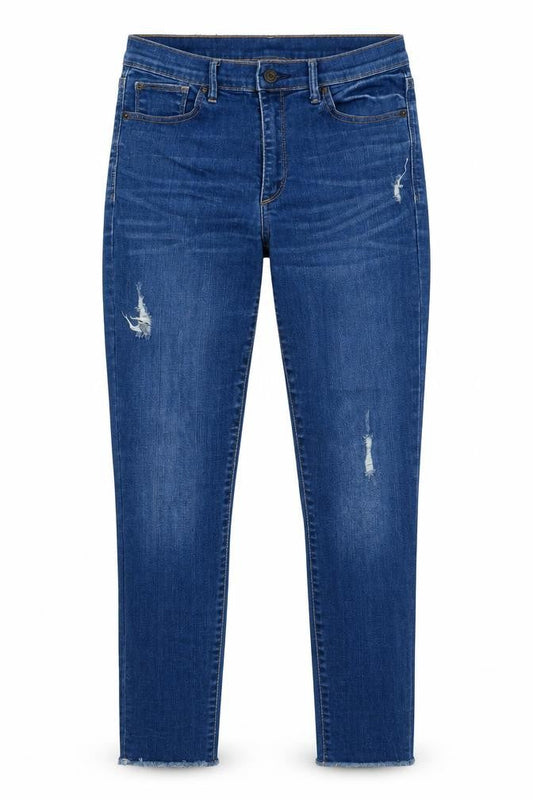 Gap Womens Blue  Polyester Skinny Jeans Size 28 in L27 in Slim Zip