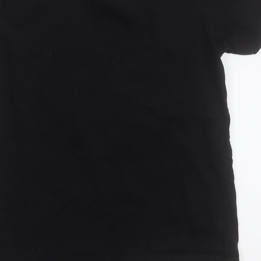 George Boys Black  Cotton Pullover T-Shirt Size 9-10 Years Round Neck  - Legit Gamer