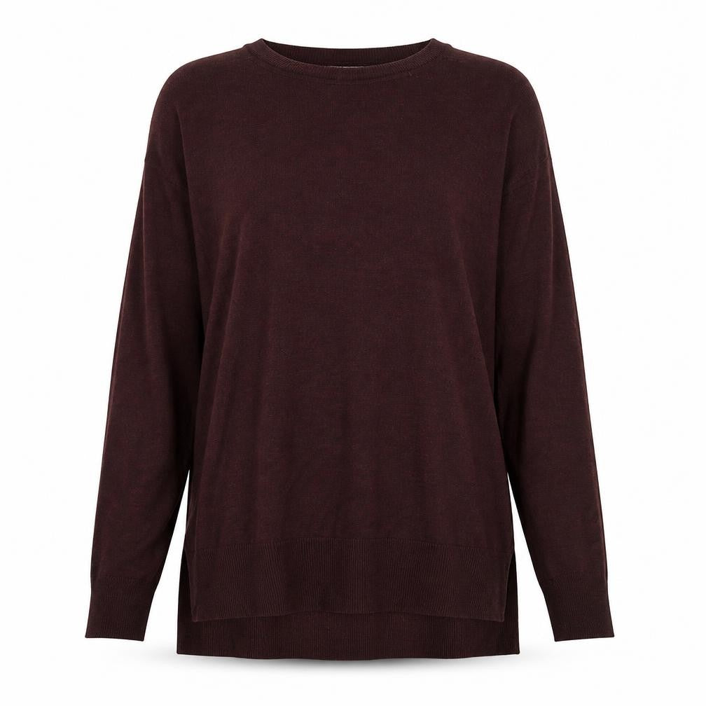 H&M Womens Red Round Neck  Acrylic Pullover Jumper Size S