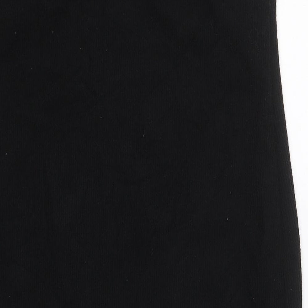 H&M Womens Black  Polyester Bodycon  Size S  Sweetheart