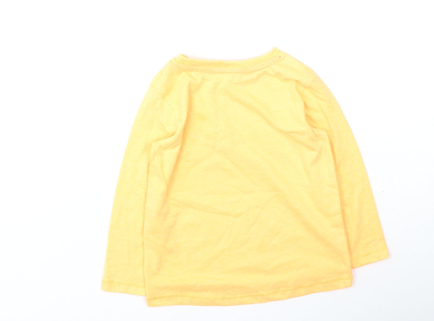 Dunnes Stores Boys Orange  Cotton Basic Casual Size 12-18 Months Round Neck