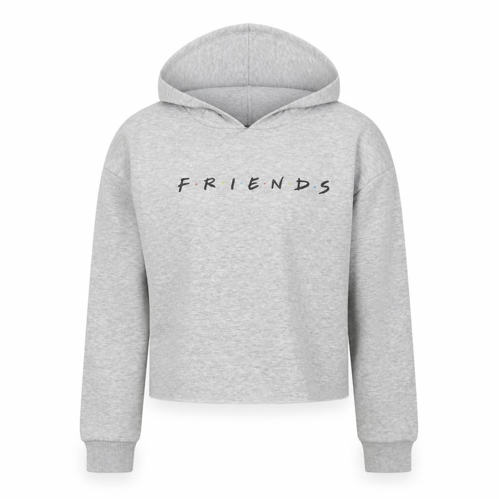 New Look Girls Grey  Polyester Pullover Hoodie Size 12-13 Years   - Friends