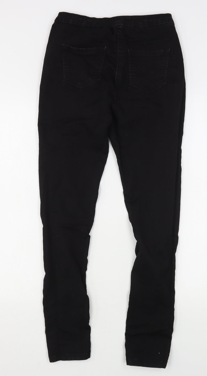 Parisian Womens Black  Cotton Skinny Jeans Size 12 L27 in Regular Button