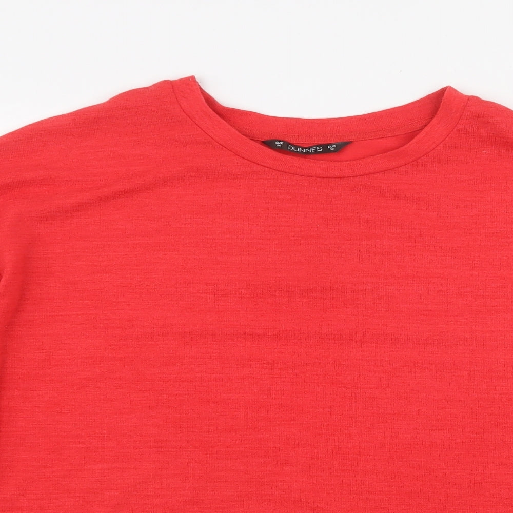 Dunnes Womens Red  Polyester Pullover Sweatshirt Size M