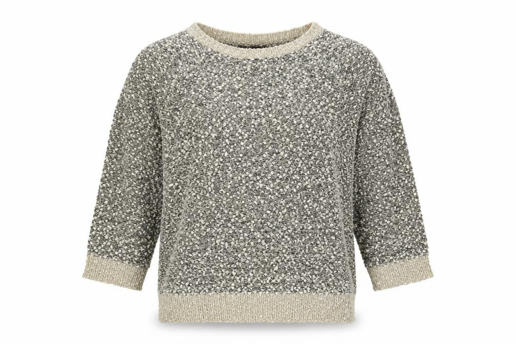 Bonmarché Womens Multicoloured Round Neck Polyester Pullover Jumper Size M