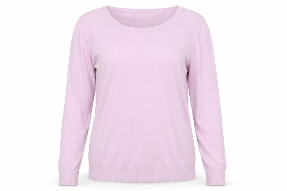 Marks and Spencer Womens Purple Round Neck  Acrylic Pullover Jumper Size 10