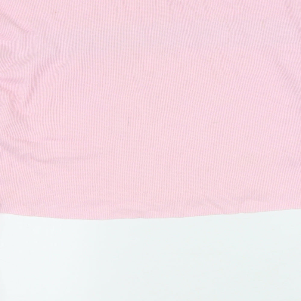 FOREVER 21 Womens Pink Round Neck  Cotton Pullover Jumper Size S