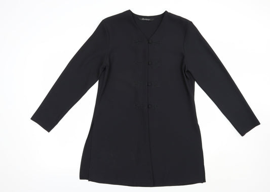 Berkertex Womens Black   Jacket Blazer Size 12  Button