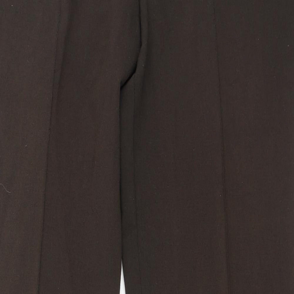 Autonomy Womens Brown  Polyester Trousers  Size 12 L29 in Regular