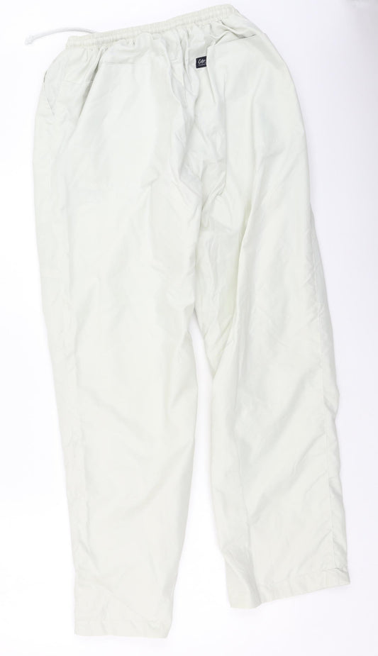 Cotton Traders Womens Beige  Polyester Trousers  Size M L32 in Regular