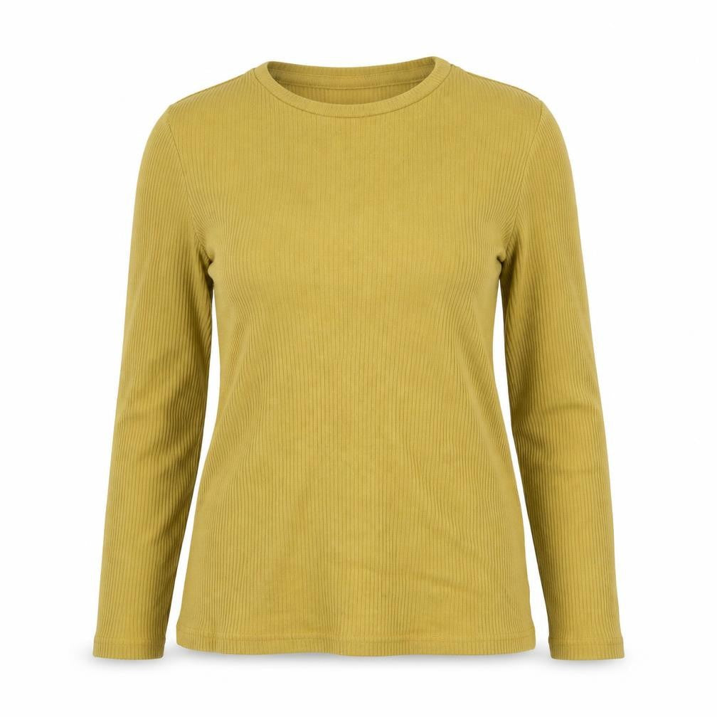 Womens UK S Regular Cotswold Yellow Pullover Tight-Knit