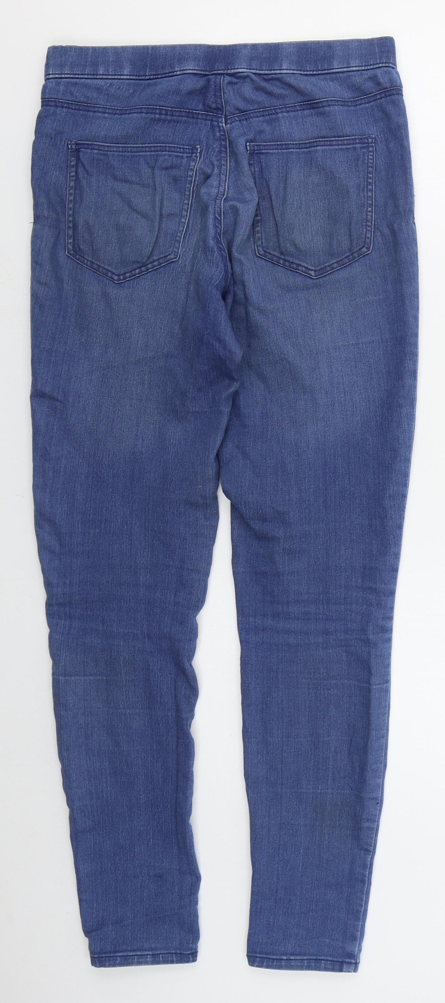 H&M Womens Blue  Cotton Jegging Jeans Size 8 L29 in Regular