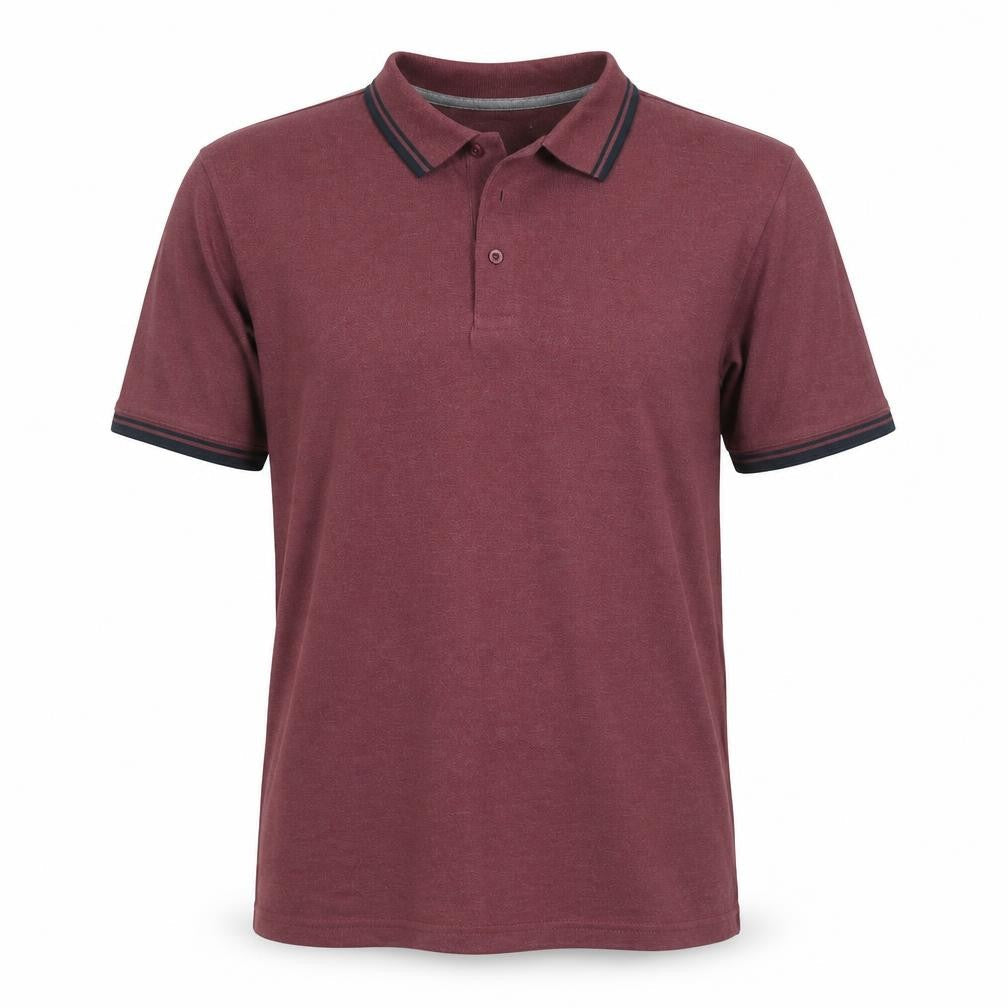 Orginals Mens Purple  Cotton  Polo Size M Collared Button