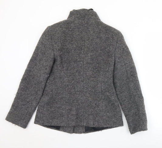 Marks and Spencer Womens Grey   Jacket  Size 8  Snap