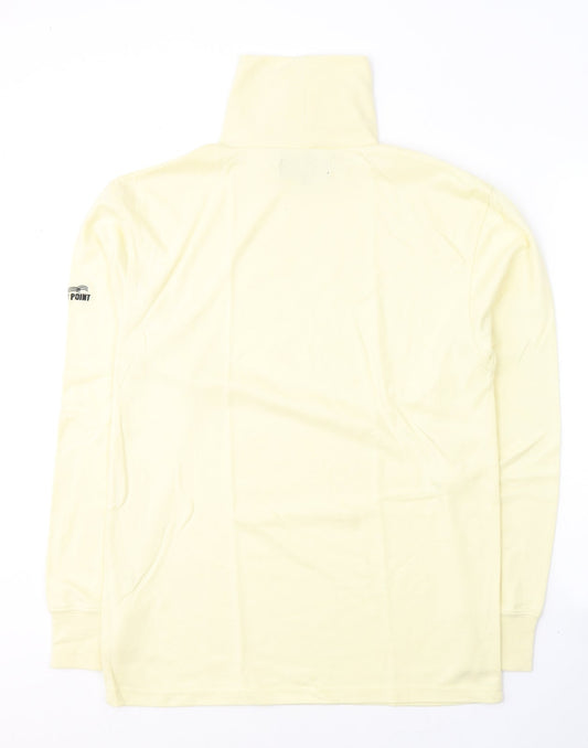 Cypress Point Mens Yellow  Polyester Pullover Sweatshirt Size L