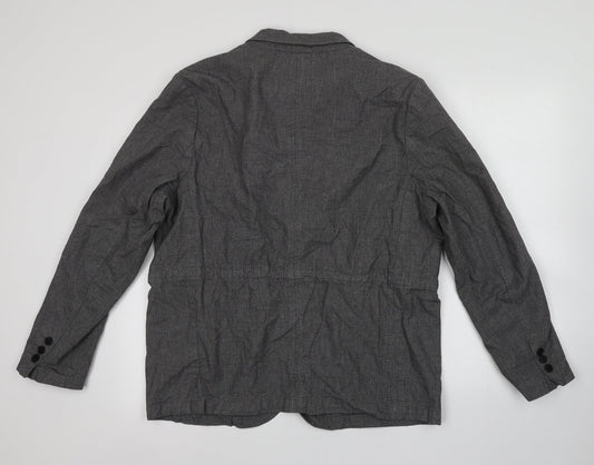 Debenhams Womens Grey   Jacket Blazer Size M