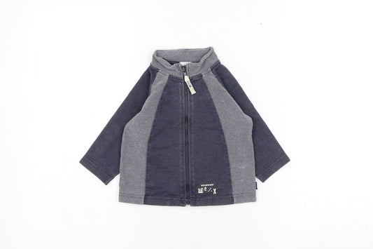 Mexx Baby Blue  Cotton Full Zip Jumper Size 12-18 Months  Zip