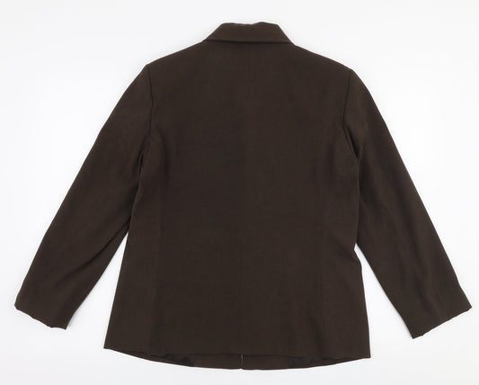 Classics Womens Brown   Jacket  Size 12  Zip