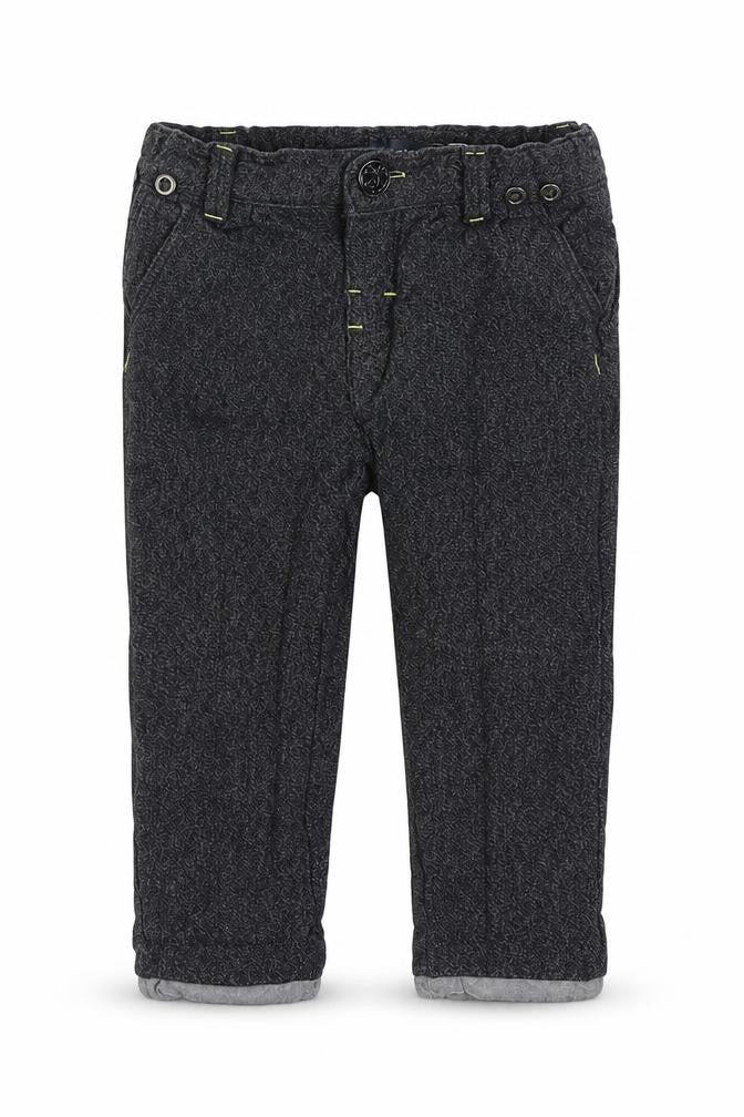 In Extensio Boys Grey  Cotton Jogger Trousers Size 9 Months  Button