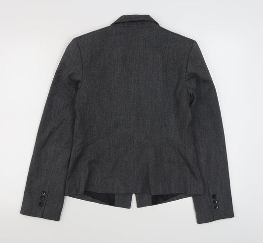 The Collection Womens Grey   Jacket Blazer Size 10  Button