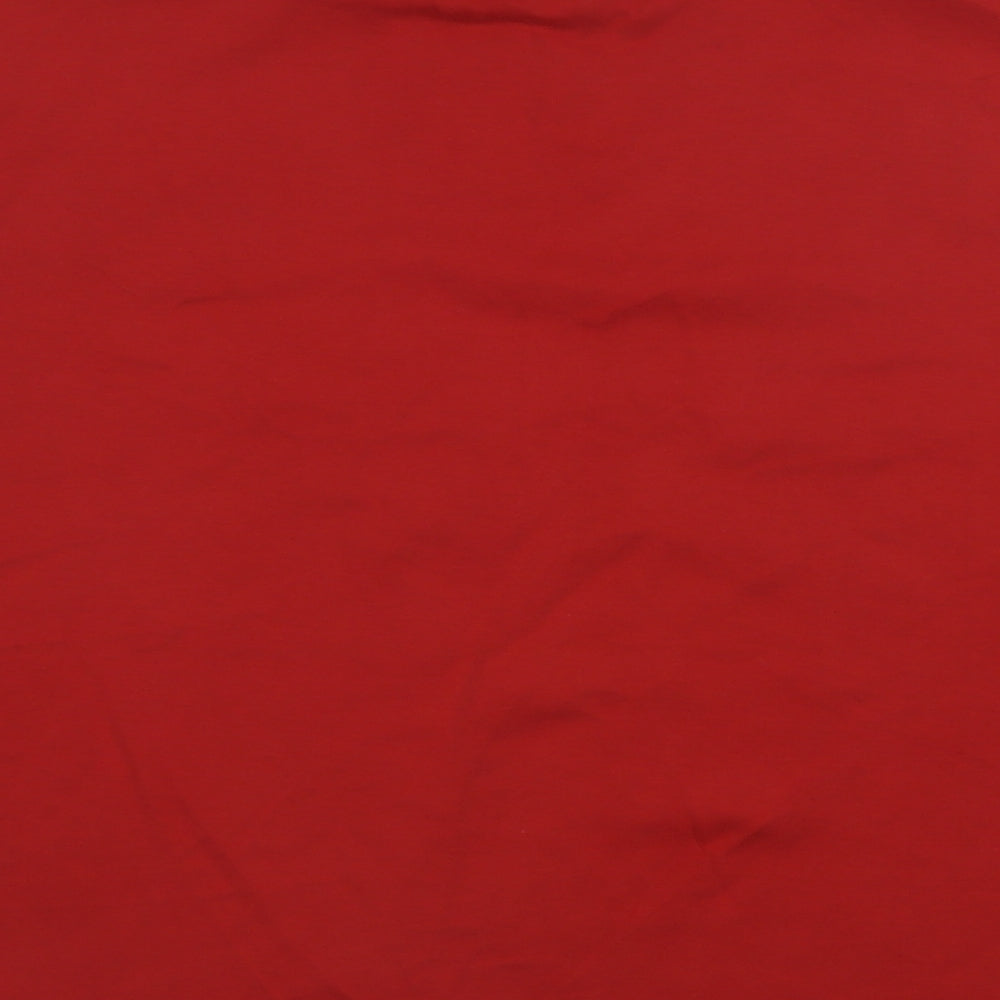 EWM Mens Purple  Cotton  T-Shirt Size XL V-Neck