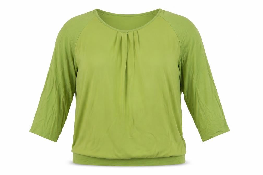 Frank Walder  Womens Green  Viscose Basic Blouse Size 16 Cowl Neck