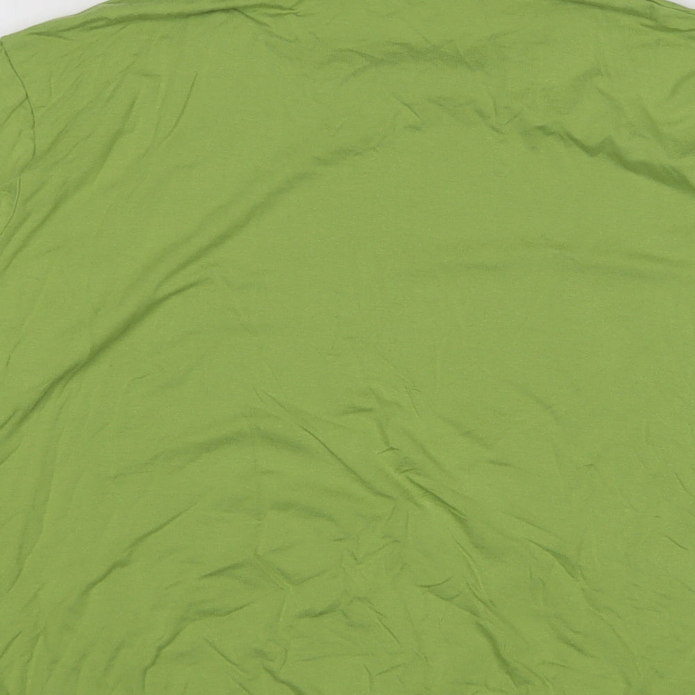 frank walder  Womens Green  Viscose Basic Blouse Size 16 Cowl Neck