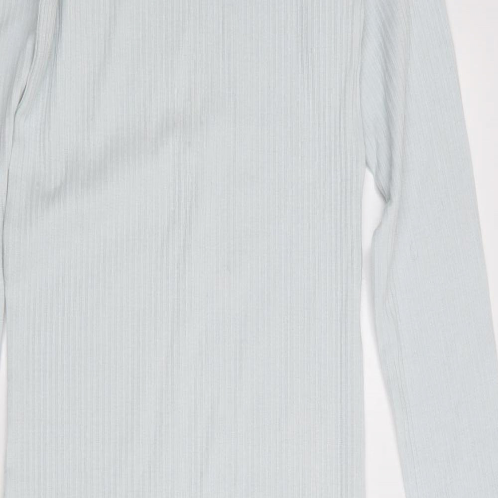 misguided Womens Blue  Polyester A-Line  Size 6  Crew Neck