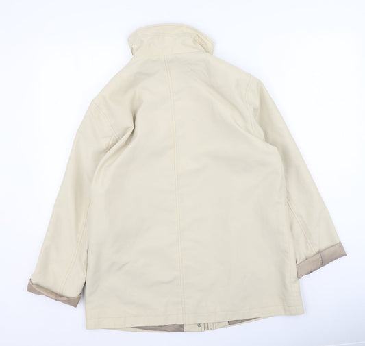 EWM Womens Beige   Jacket Coatigan Size 14