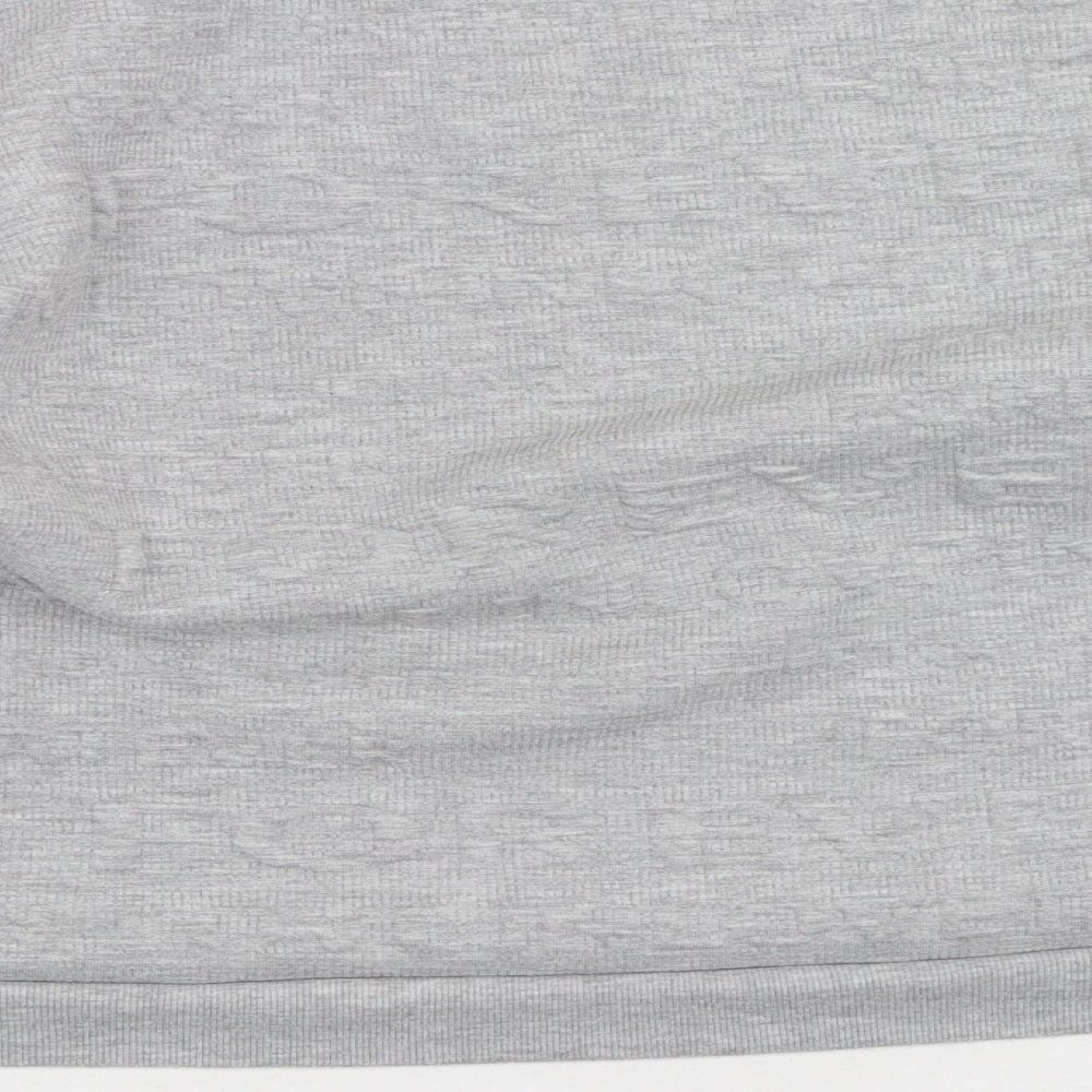 Select Womens Grey  Viscose Pullover Sweatshirt Size L