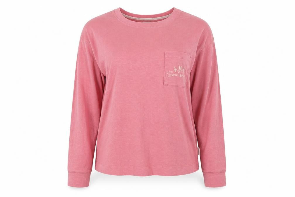 Primark Womens Pink Solid Cotton Top Pyjama Top Size XS