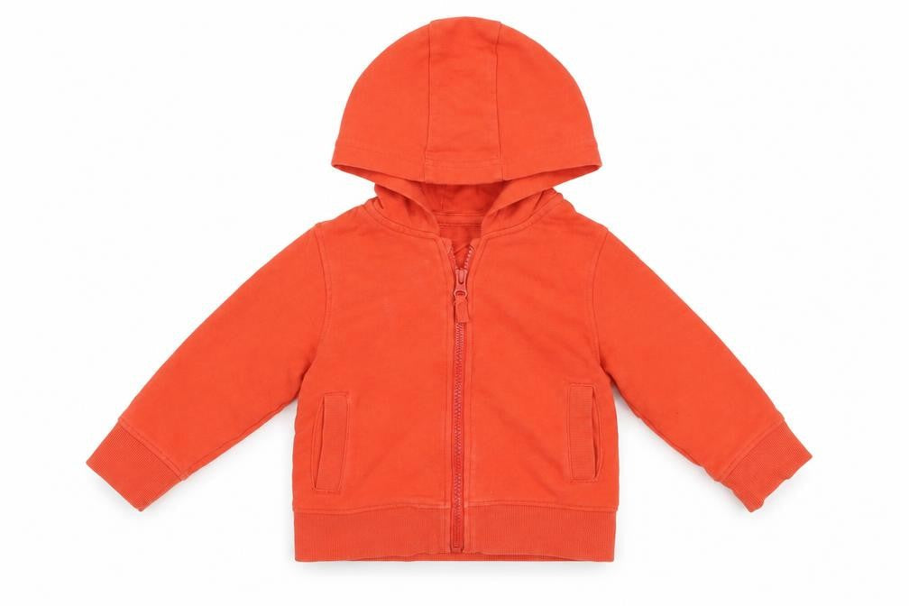 Mini Club Baby Red  Cotton Full Zip Jumper Size 18-24 Months  Zip