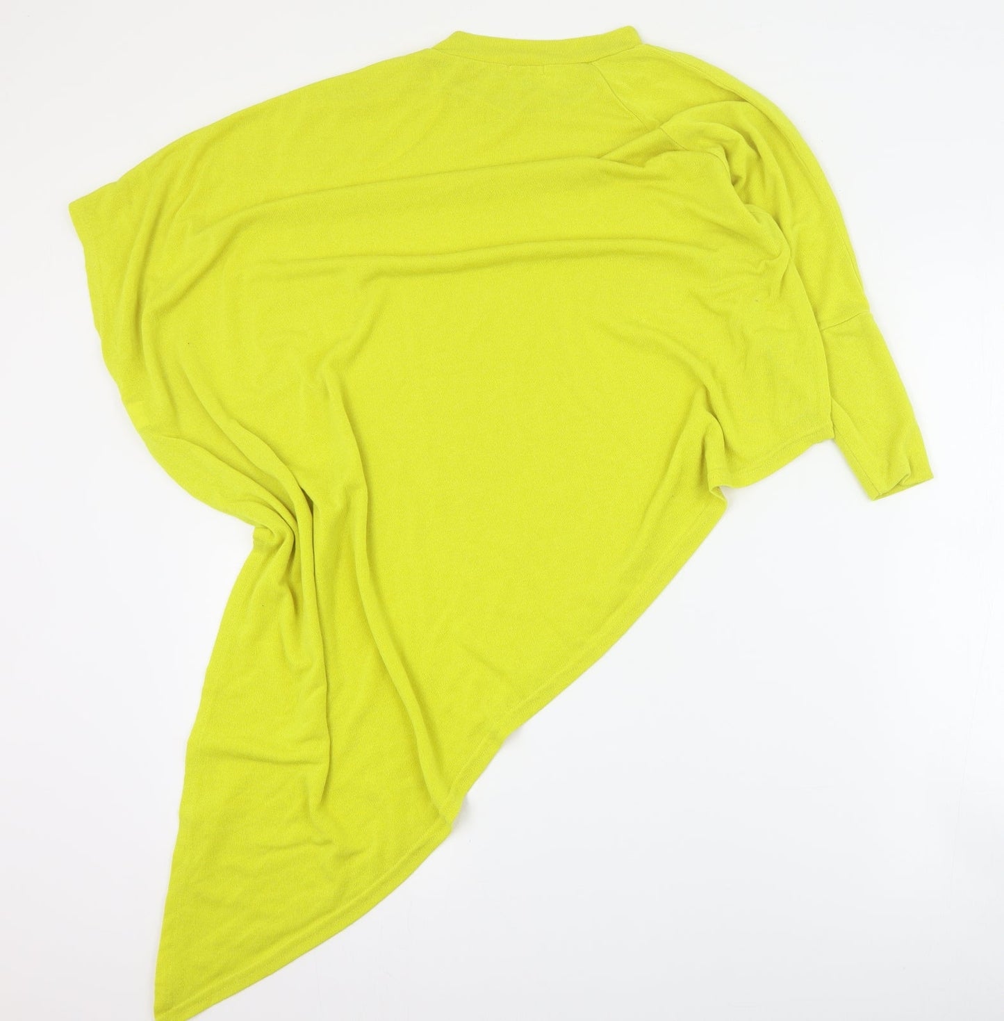 River Island Womens Yellow High Neck  Polyester Pullover Jumper Size 8