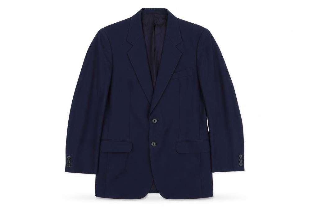 Skopes Mens Blue  Polyester Jacket Suit Jacket Size 38