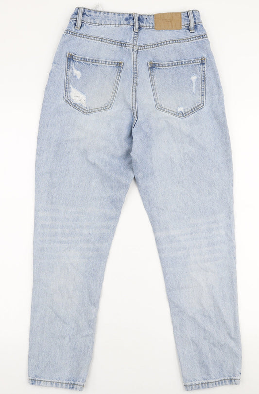VERO MODA Womens Blue  100% Cotton Straight Jeans Size 25 in L30 in Regular Zip
