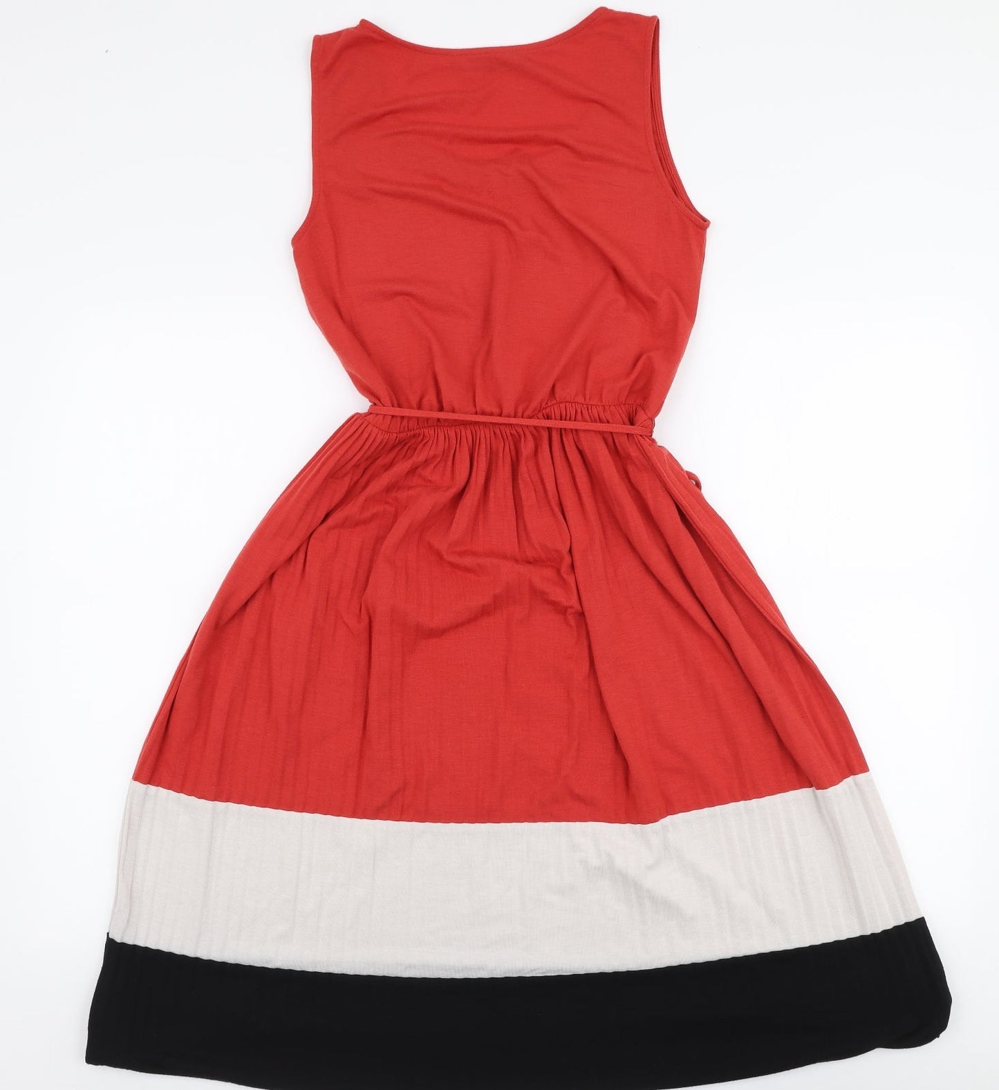 Oasis Womens Multicoloured  Polyester Skater Dress  Size XS  Round Neck Pullover