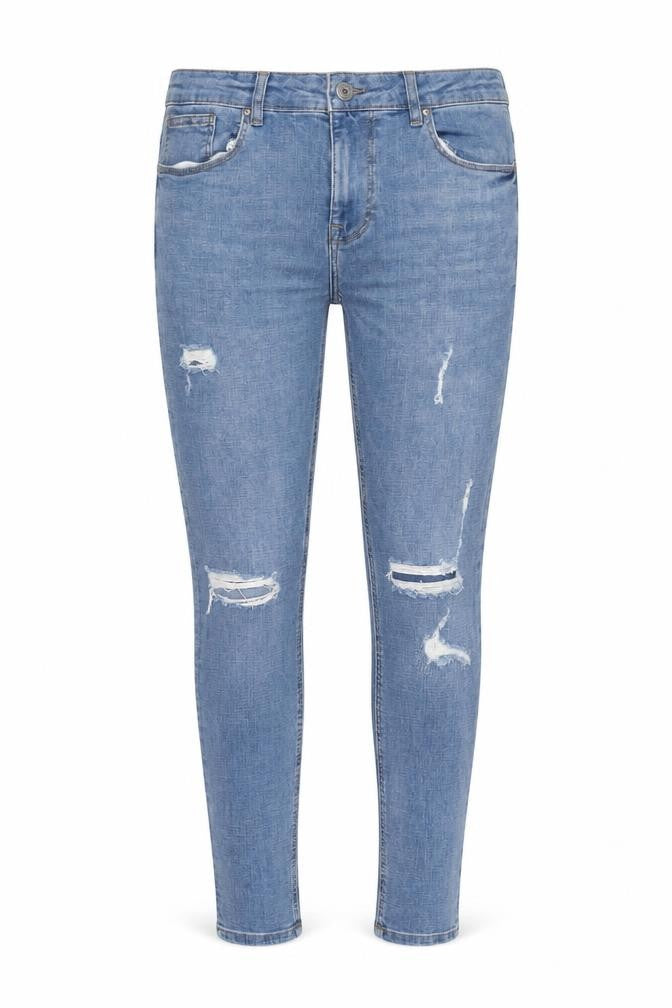 Denim & Co. Womens Blue  Cotton Skinny Jeans Size 36 in L32 in Regular