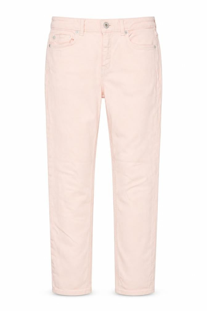 Jack Wills Womens Pink  Cotton Skinny Jeans Size 26 in L25 in Extra-Slim Zip