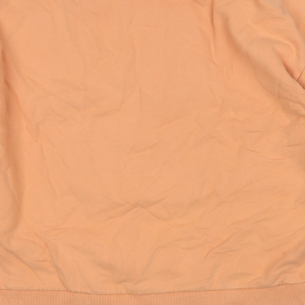 ASOS Mens Orange  Polyester Pullover Sweatshirt Size L
