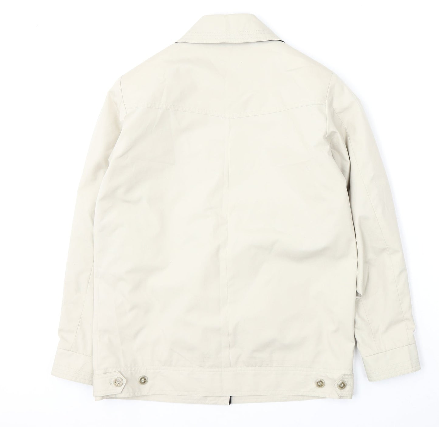 David Barry Womens Beige   Jacket  Size 10  Button