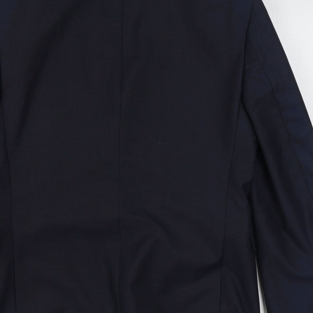My Very Mens Blue  Polyester Jacket Suit Jacket Size 38
