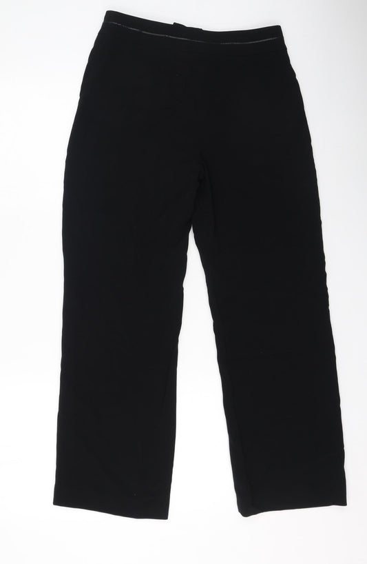 Gerry Weber Womens Black  Polyester Trousers  Size 36 L29 in Regular