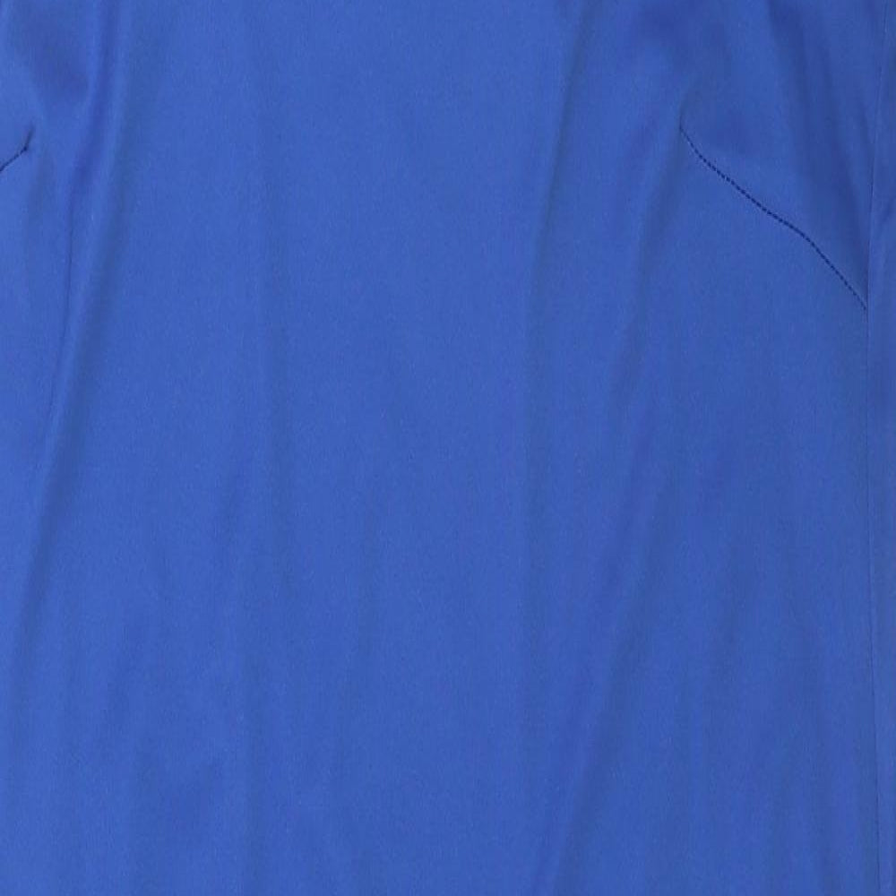 Nightingales Womens Blue  Polyamide Shift  Size 14  Round Neck