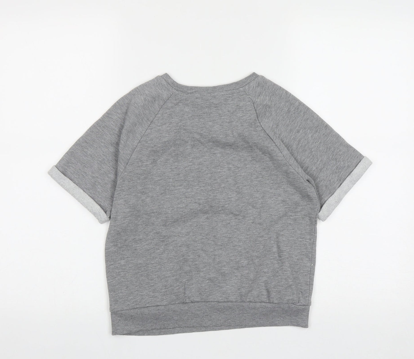 TU Girls Grey  Polyester Pullover Sweatshirt Size 11 Years