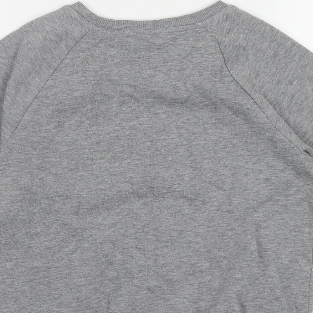 TU Girls Grey  Polyester Pullover Sweatshirt Size 11 Years