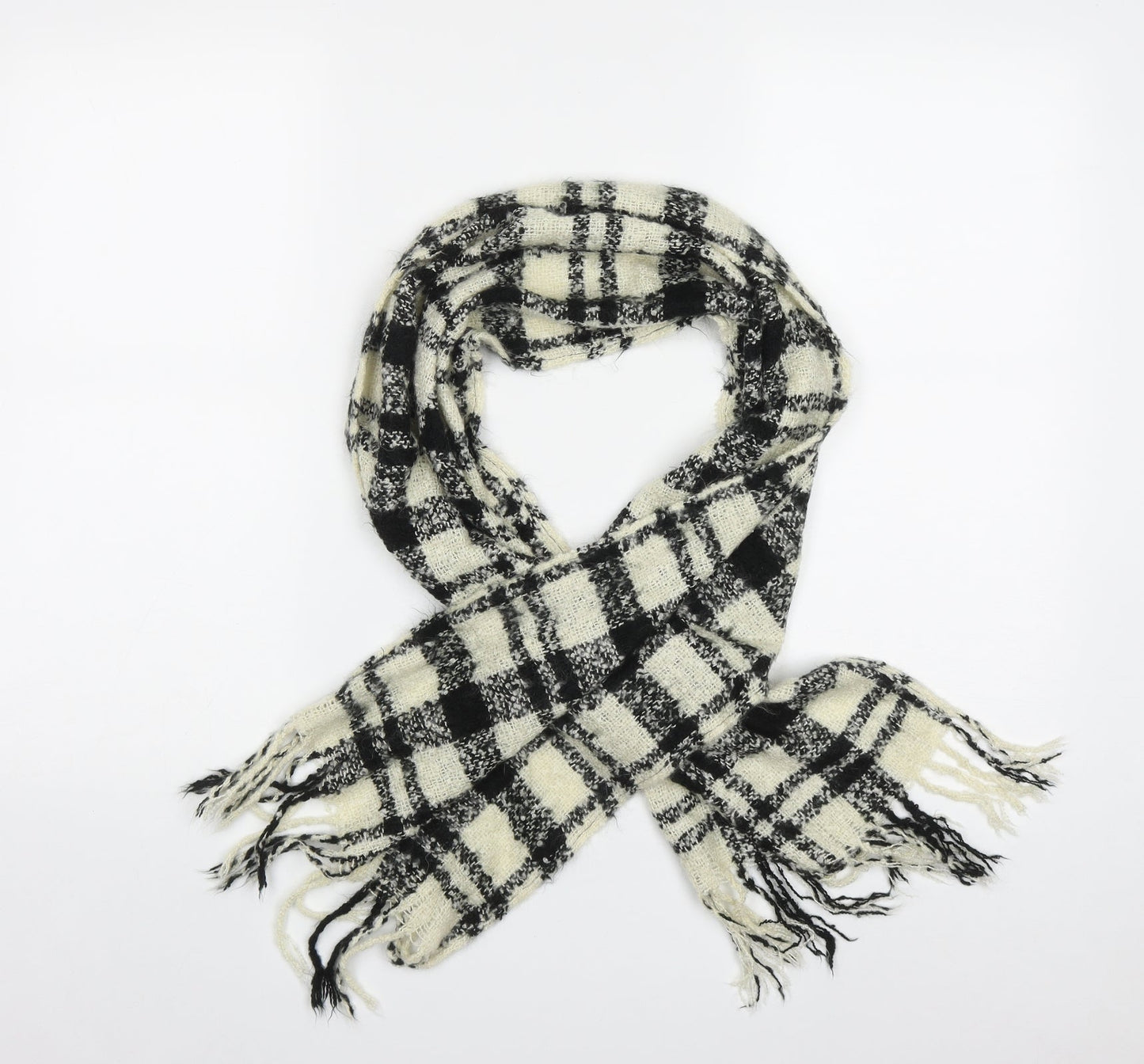 Marks and Spencer Womens Multicoloured Plaid Acrylic  Scarf