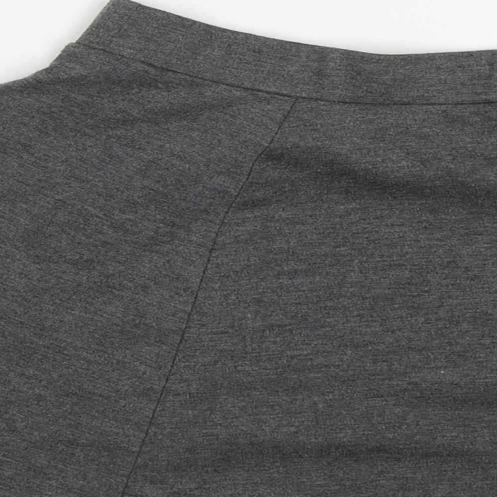 George Girls Grey  Polyester A-Line Skirt Size 8-9 Years  Regular