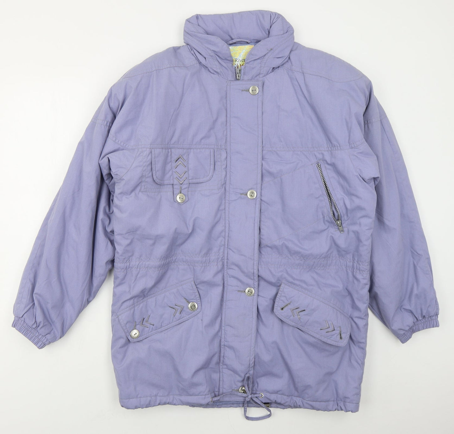 Rivers Edge Womens Purple   Jacket Coat Size 12  Zip