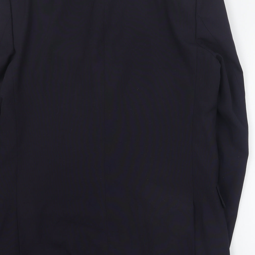 Karl Jackson Mens Blue  Polyester Jacket Suit Jacket Size M