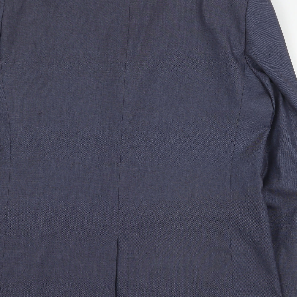 Taylor & Wright Mens Blue  Polyester Jacket Suit Jacket Size XL